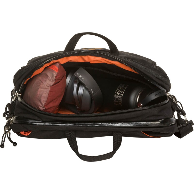 3 Way Expandable Briefcase - Wildfire Black (Front Open)